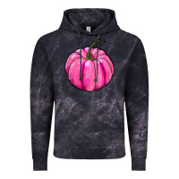 Cloud Black Breast Cancer Awareness Pink Pumpkin Vintage Hoodie - RanaPortraitStore