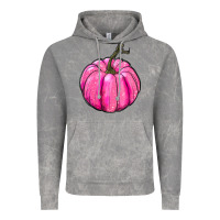 Cloud Rock Breast Cancer Awareness Pink Pumpkin Vintage Hoodie - RanaPortraitStore
