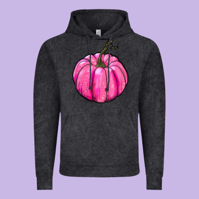 Breast Cancer Awareness Pink Pumpkin Vintage Hoodie Designed By Ranaportraitstore