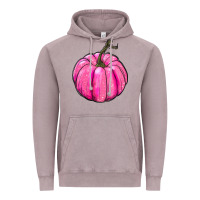 Vintage Zinc Breast Cancer Awareness Pink Pumpkin Vintage Hoodie - RanaPortraitStore