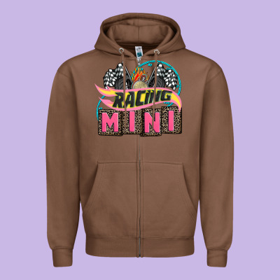 Racing Mini With Racing Oto Equipment Zipper Hoodie Designed By Adodesignshop