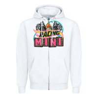 White racing mini with racing oto equipment Zipper Hoodie - AdoDesignShop