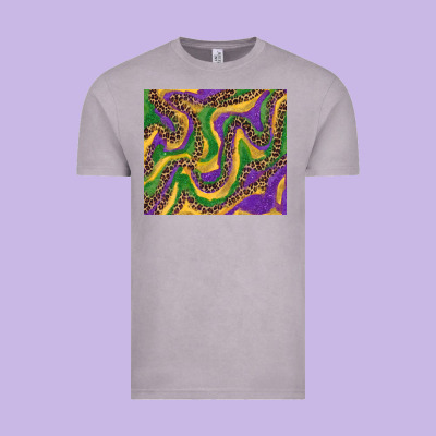 Mardi Gras Tumbler Vintage Tee Designed By Ranaportraitstore