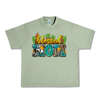 Oil Green blessed mom Urban Heavy Tee - Zillion Design Studio