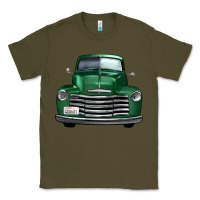 Army Green western green truck front view Classic Tee - FaDigitalArtStudio