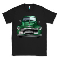 Black western green truck front view Classic Tee - FaDigitalArtStudio