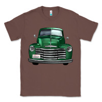 Chestnut western green truck front view Classic Tee - FaDigitalArtStudio