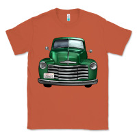 Copper western green truck front view Classic Tee - FaDigitalArtStudio