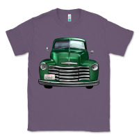 Lavender western green truck front view Classic Tee - FaDigitalArtStudio