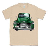 Mushroom western green truck front view Classic Tee - FaDigitalArtStudio
