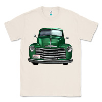 Natural western green truck front view Classic Tee - FaDigitalArtStudio