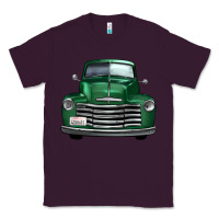 Plum western green truck front view Classic Tee - FaDigitalArtStudio