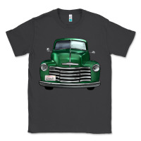Smoke western green truck front view Classic Tee - FaDigitalArtStudio