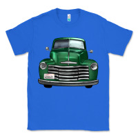 True Royal western green truck front view Classic Tee - FaDigitalArtStudio