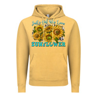Vintage Mustard just a girl who loves sunflower Vintage Hoodie - texasbilliewilder