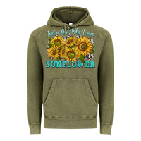 Vintage Olive just a girl who loves sunflower Vintage Hoodie - texasbilliewilder