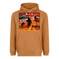 Meerkat Western Firefighters With Thin Red Line Heavyweight Hoodie - LillyAllenDesigns