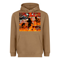 Toasted Coconut Western Firefighters With Thin Red Line Heavyweight Hoodie - LillyAllenDesigns