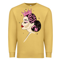 Antique Gold yas queen Premium Sweatshirt - MaliasSmallBusiness