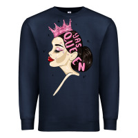 Navy yas queen Premium Sweatshirt - MaliasSmallBusiness