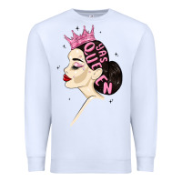 White yas queen Premium Sweatshirt - MaliasSmallBusiness