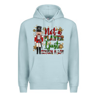 Blue Mist not player i just crush a lot nutcracker Premium Hoodie - MaliasSmallBusiness