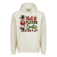 Oatmeal Heather not player i just crush a lot nutcracker Premium Hoodie - MaliasSmallBusiness