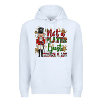 White not player i just crush a lot nutcracker Premium Hoodie - MaliasSmallBusiness