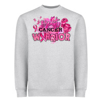 Heather Grey breast cancer warrior Heavyweight Sweatshirt - RanaPortraitStore