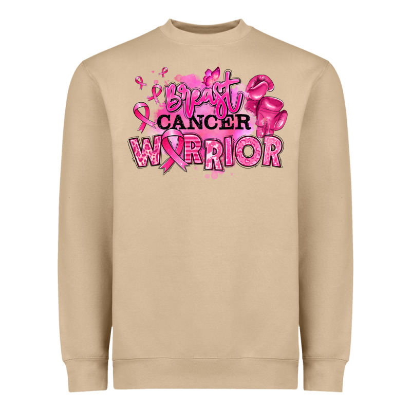 Breast Cancer Warrior Heavyweight Sweatshirt by RanaPortraitStore | Teevron