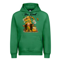 Emerald bee kind gnome Urban Hoodie - BarkalooDesign