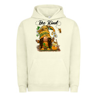 Pigment Pistachio bee kind gnome Urban Hoodie - BarkalooDesign