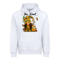 White bee kind gnome Urban Hoodie - BarkalooDesign