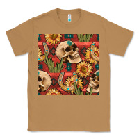 Toasted Coconut western skull aztec seamless pattern Classic Tee - BundleAndBundleShop