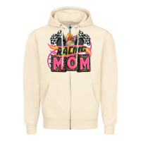 Sandshell racing mom with racing oto equipment Zipper Hoodie - AdoDesignShop