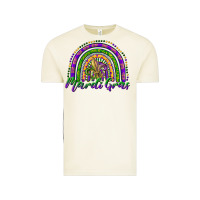 Vintage Arctic mardi gras rainbow and fleur de lis Vintage Tee - RanaPortraitStore