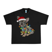 Black christmas french bulldog Urban Heavy Tee - RanaPortraitStore