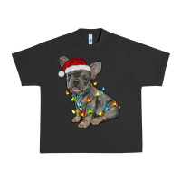 Pigment Black christmas french bulldog Urban Heavy Tee - RanaPortraitStore