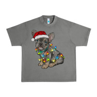 Tornado christmas french bulldog Urban Heavy Tee - RanaPortraitStore