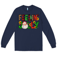 Navy feelin' jolly Long Sleeve Tee - FaDigitalArtStudio