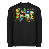 Black autism christmas coffee cups Heavyweight Sweatshirt - Zillion Design Studio