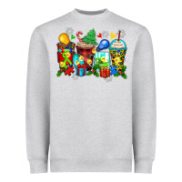 Heather Grey autism christmas coffee cups Heavyweight Sweatshirt - Zillion Design Studio