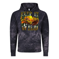 Cloud Black keep it wild western Vintage Hoodie - texasbilliewilder