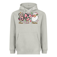 Moon Dust pink peace love christmas Heavyweight Hoodie - NancyCooperArtShop