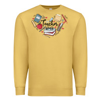 Antique Gold teacher Premium Sweatshirt - MaliasSmallBusiness