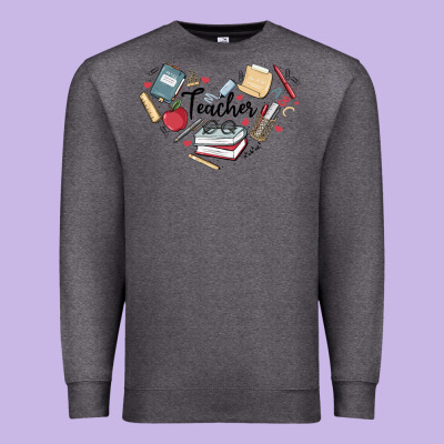Teacher Premium Sweatshirt Designed By Maliassmallbusiness