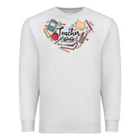 Oatmeal Heather teacher Premium Sweatshirt - MaliasSmallBusiness