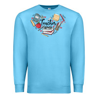 Ocean Blue teacher Premium Sweatshirt - MaliasSmallBusiness