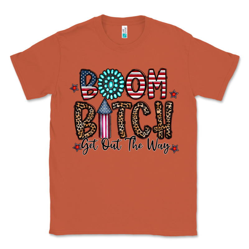 Boom Bitch Classic Tee by CowhideDigitalArt | Teevron