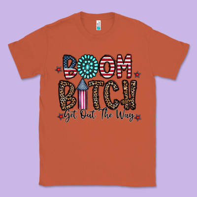 Boom Bitch Classic Tee Designed By Cowhidedigitalart